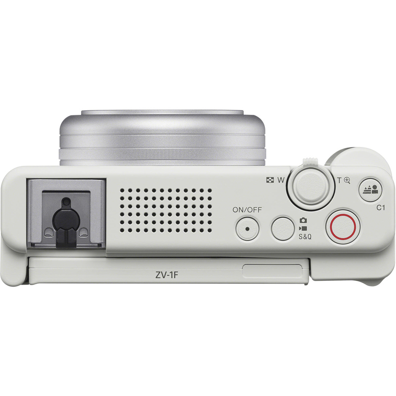 Sony ZV-1F Vlogging Camera (White)  