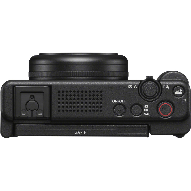 Sony ZV-1F Vlogging Camera (Black) with Sony Vlogger's Accessory KIT (ACC-VC1)  